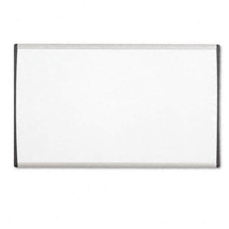 Easy-To-Organize Magnetic Dry Erase Board  Painted Steel  18 x 30  White/Aluminum Frame EA619999